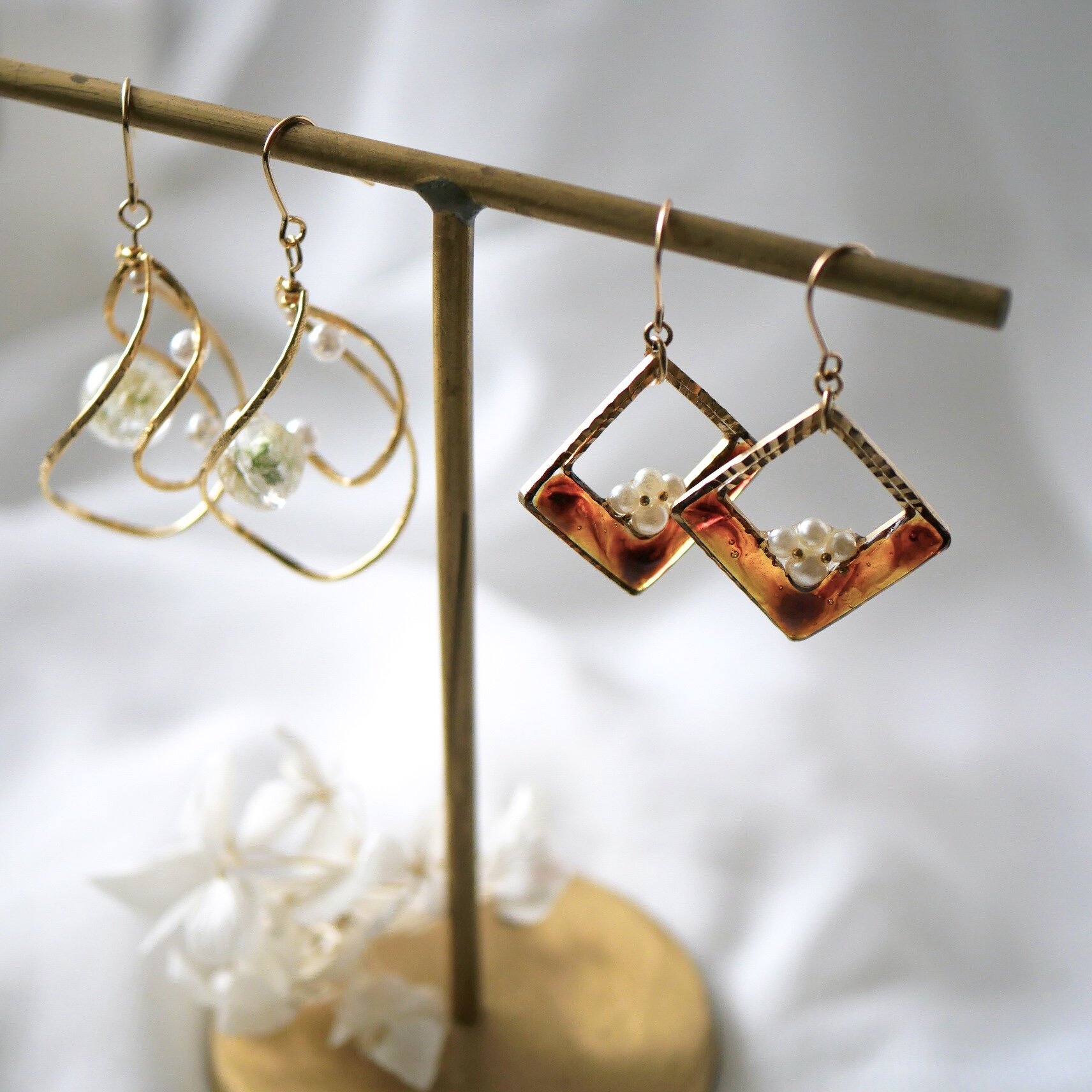 その日の気分で選べる、上品な2点セット